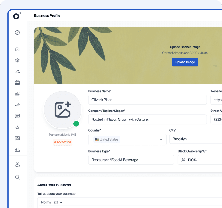 Customizable Public Profile Page